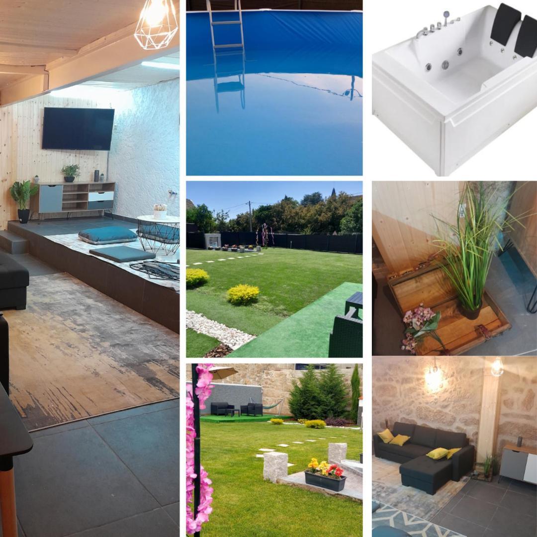 Casa Incrivel Refugio Lieva ,Piscina , Jacuzzi Exterior E Zona Kids Apartment Нелас Стая снимка